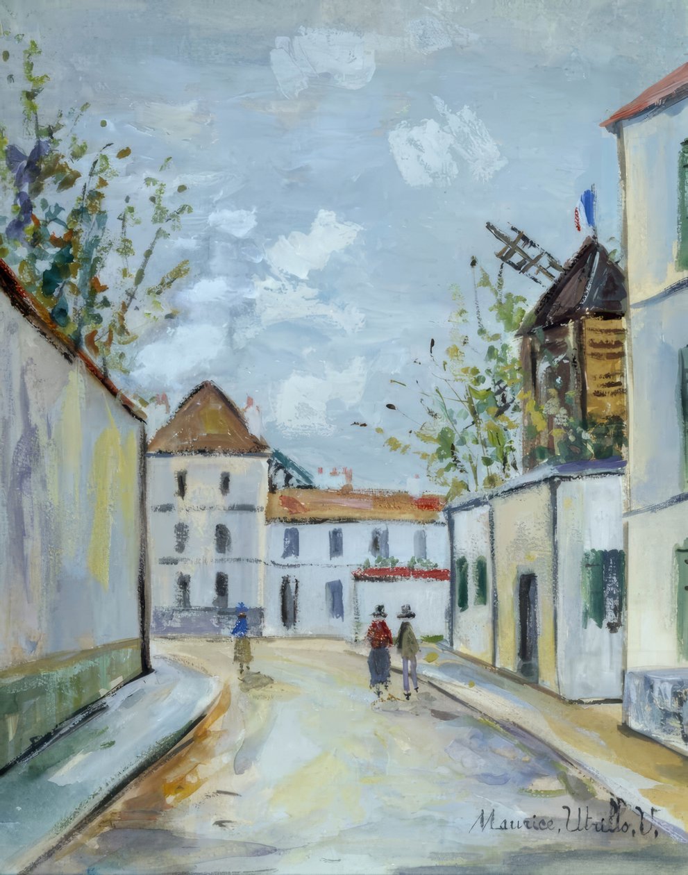 A Galette malom alkotó: Maurice Utrillo