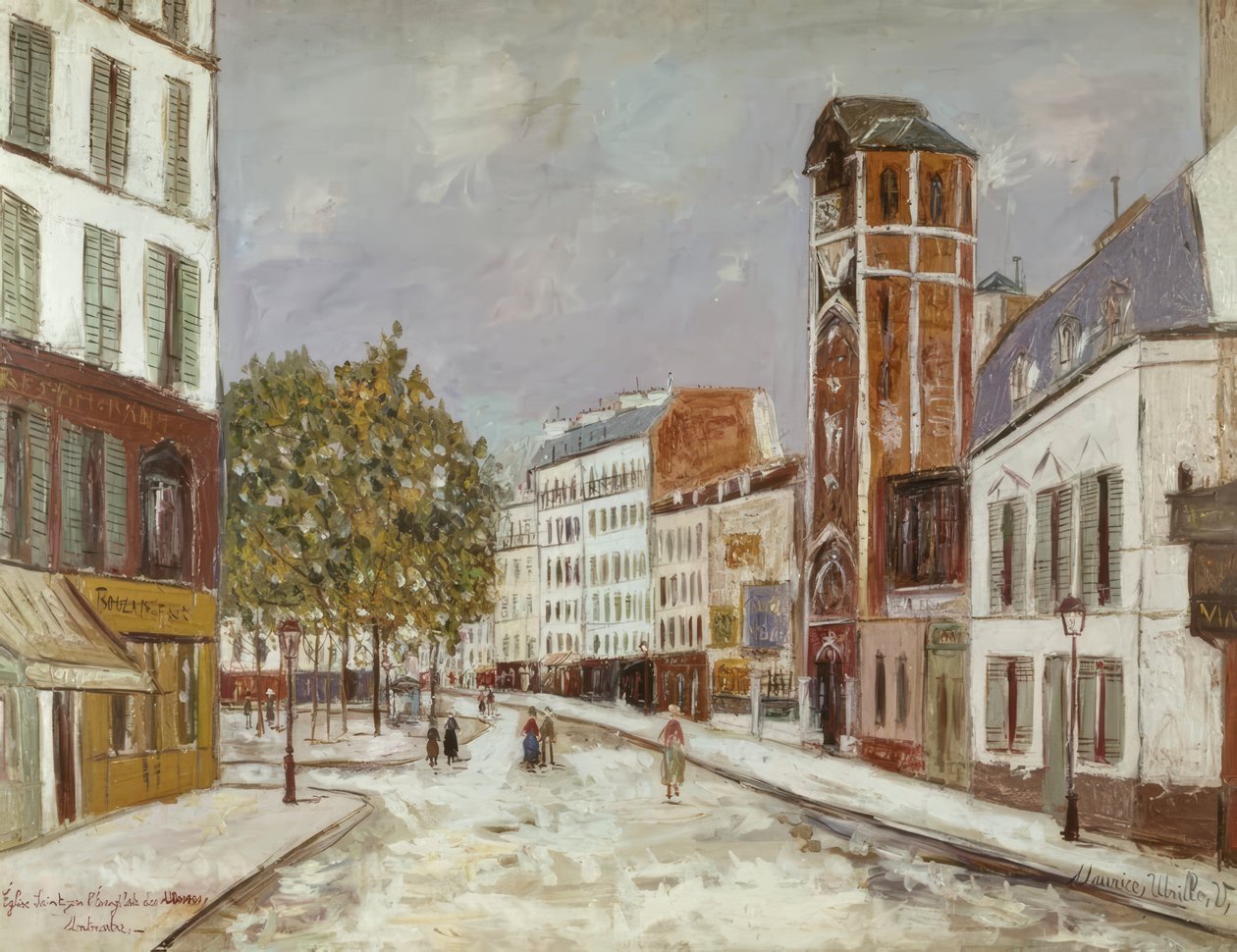 Abbesses tér alkotó: Maurice Utrillo