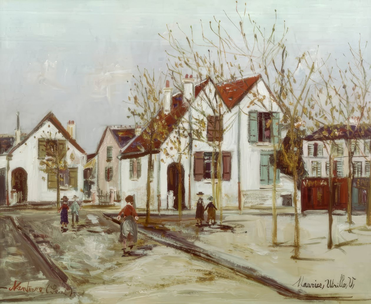Hely Nanterre-ben alkotó: Maurice Utrillo