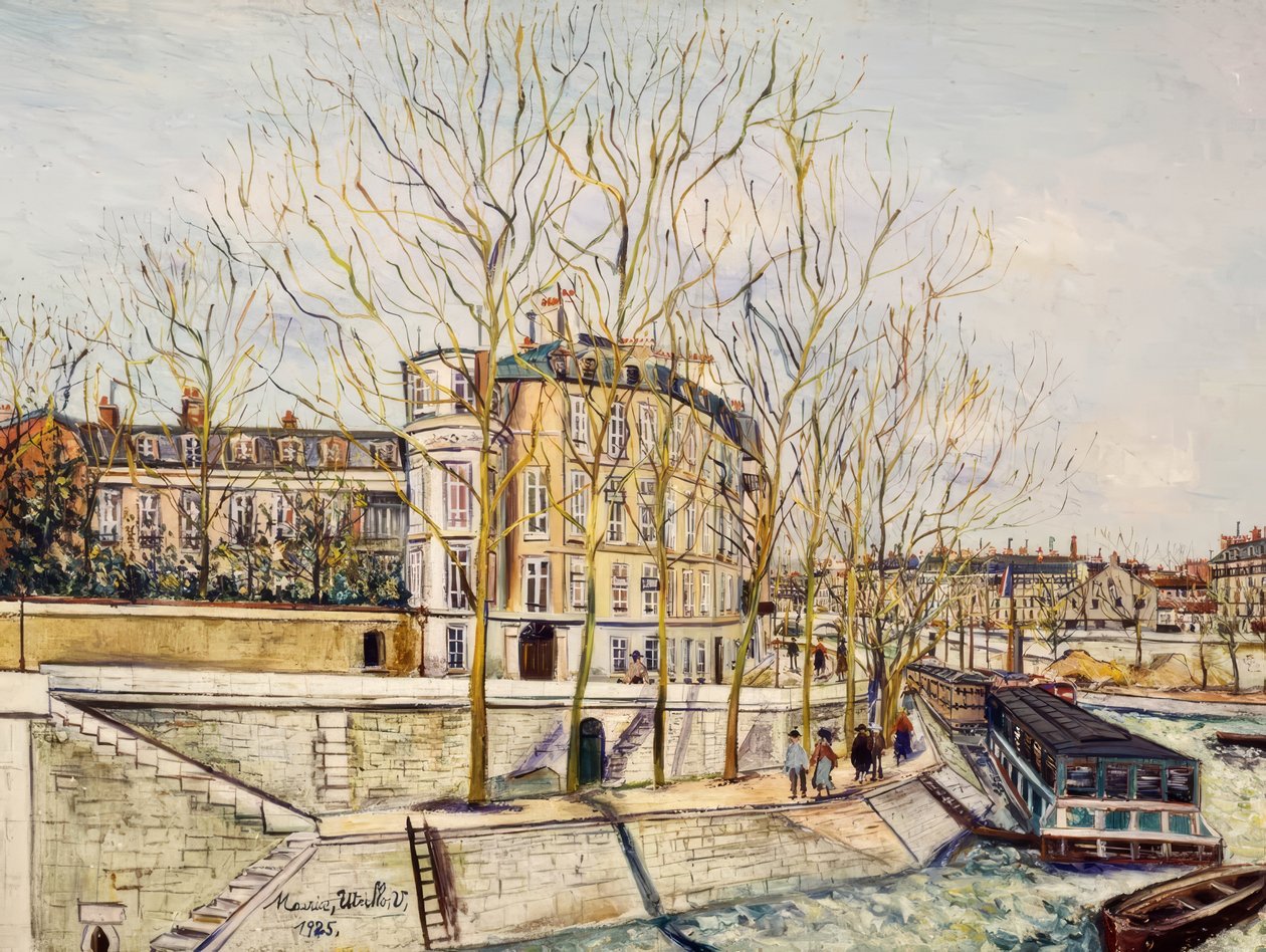 Anjou rakpart alkotó: Maurice Utrillo