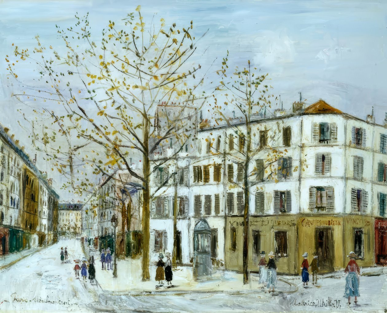 Ménilmontant utca alkotó: Maurice Utrillo