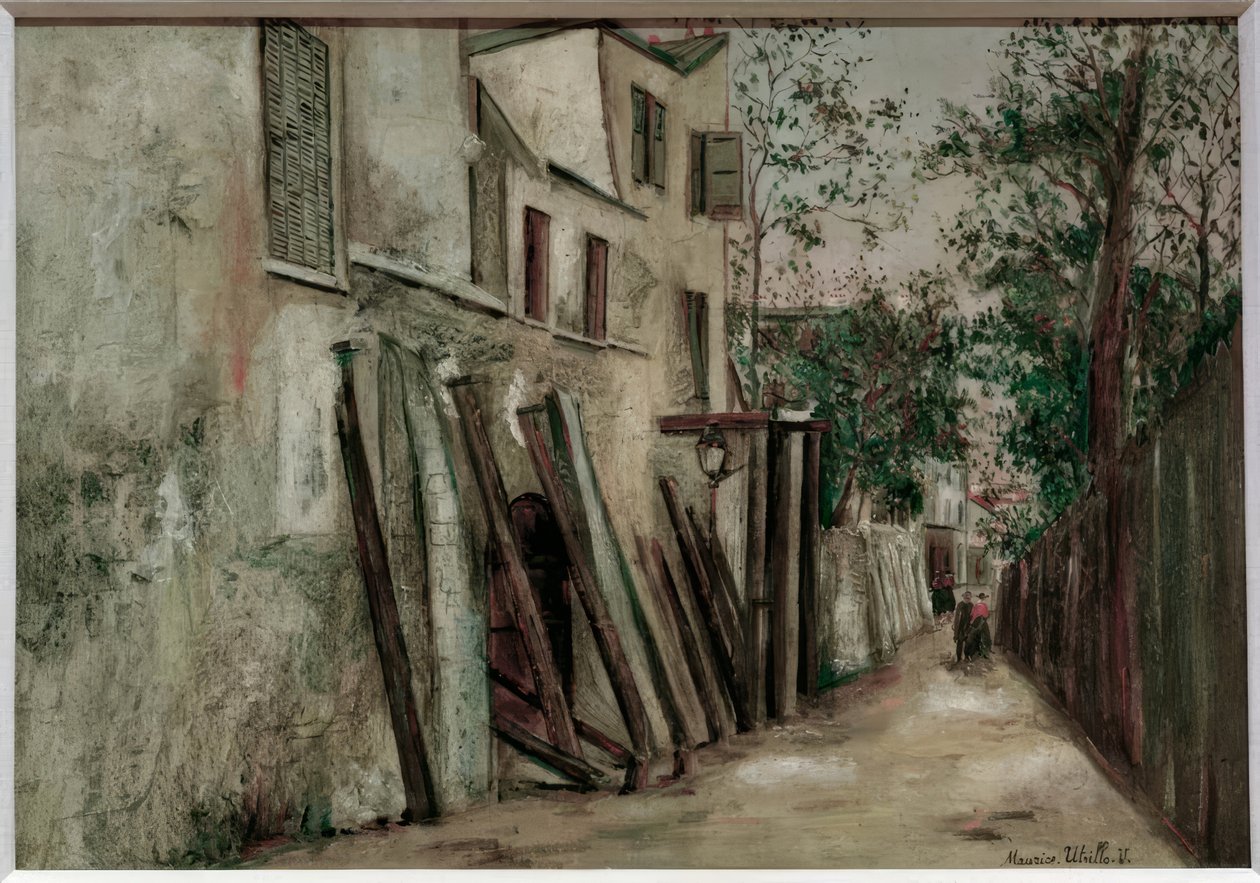 Saint-Vincent utca alkotó: Maurice Utrillo