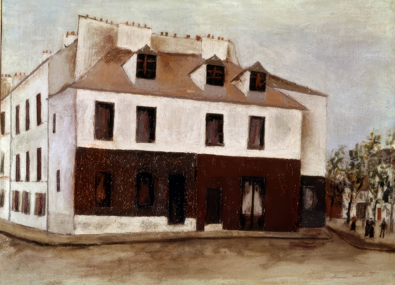 Sainte-Eleuthère utca alkotó: Maurice Utrillo