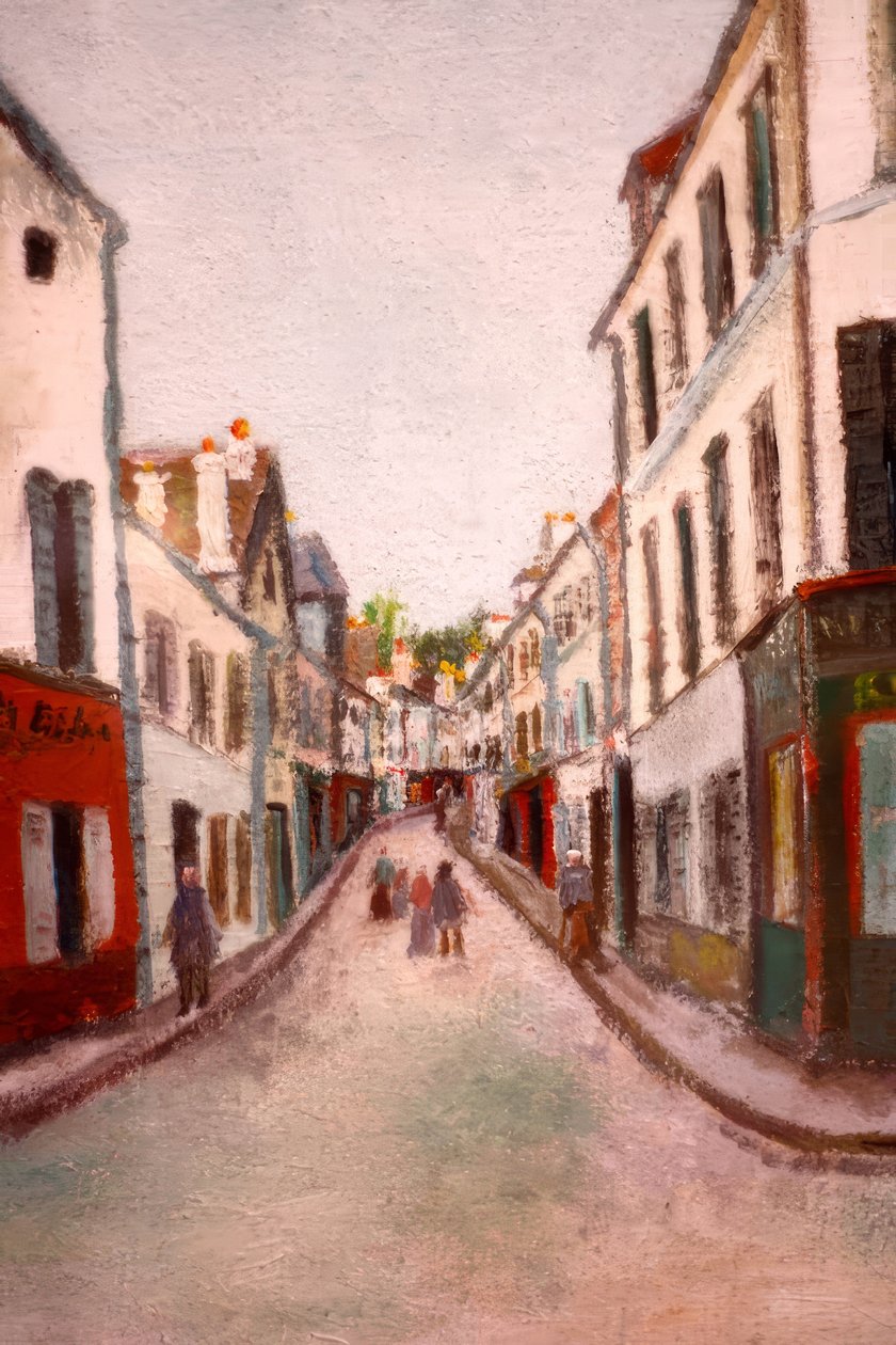 Rue a Pontoise alkotó: Maurice Utrillo
