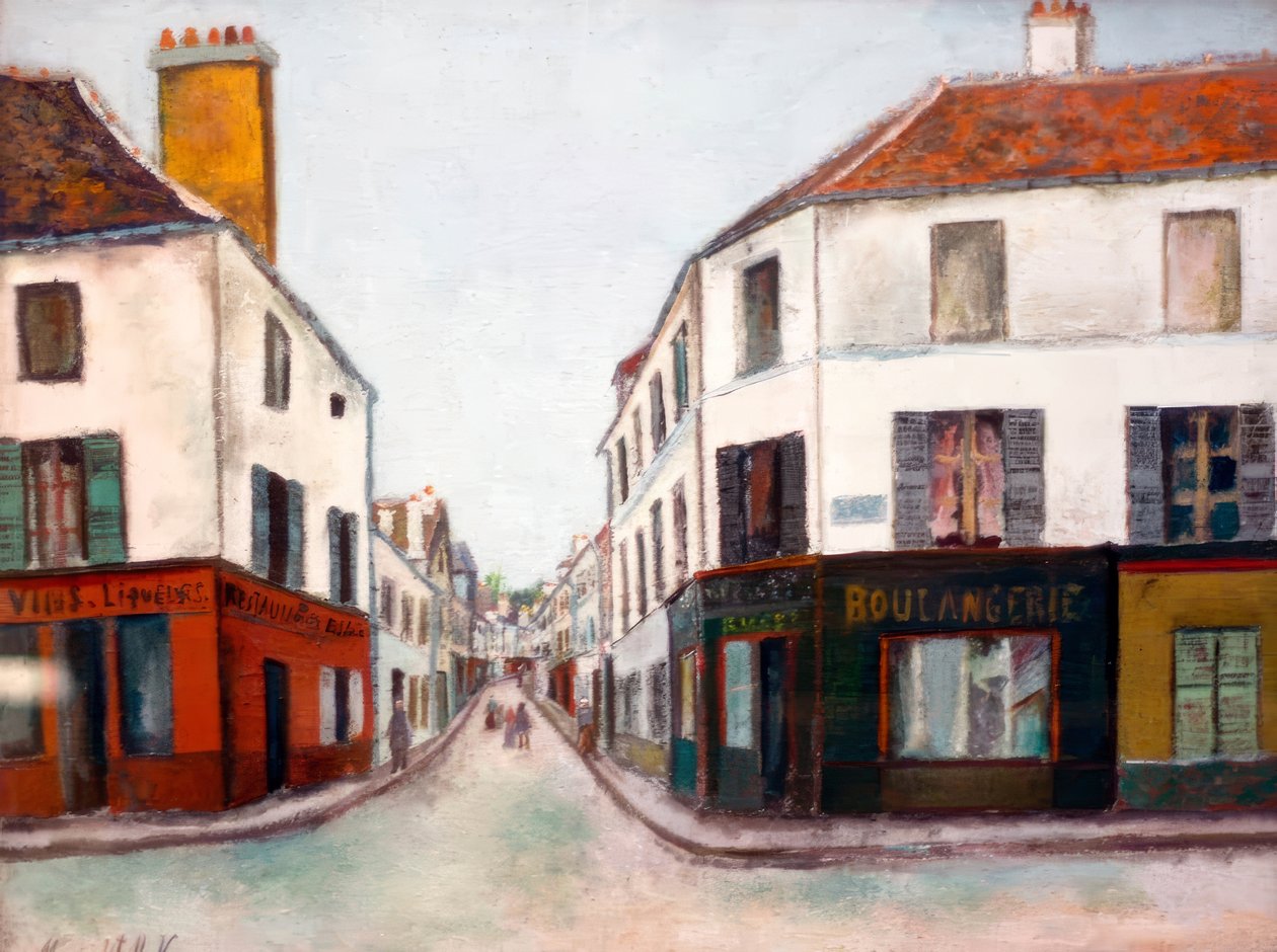 Rue a Pontoise alkotó: Maurice Utrillo