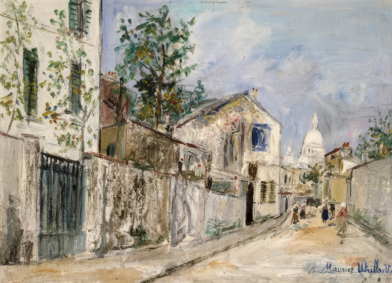 Abreuvoir utca alkotó: Maurice Utrillo