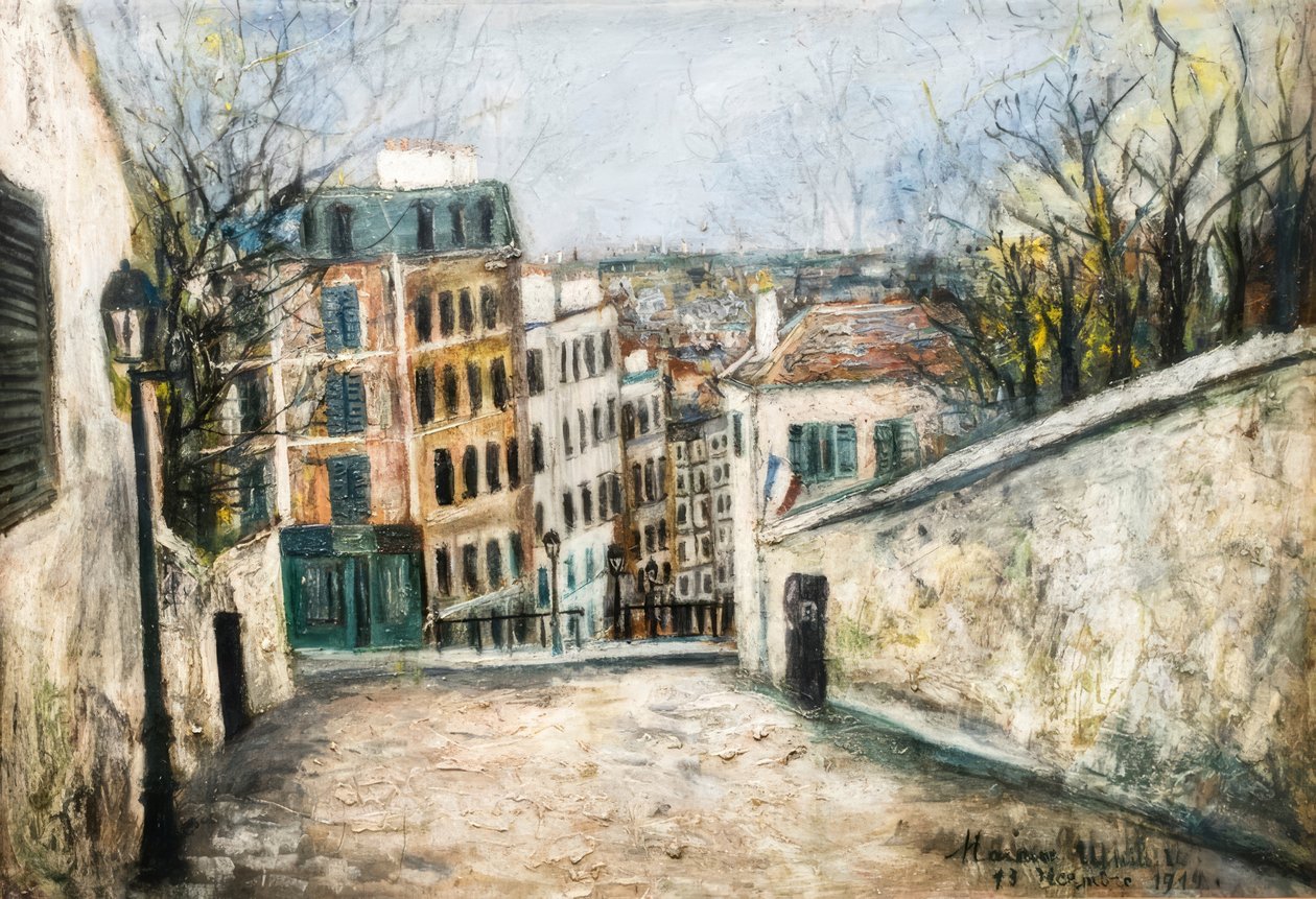 Mont-Cenis utca alkotó: Maurice Utrillo