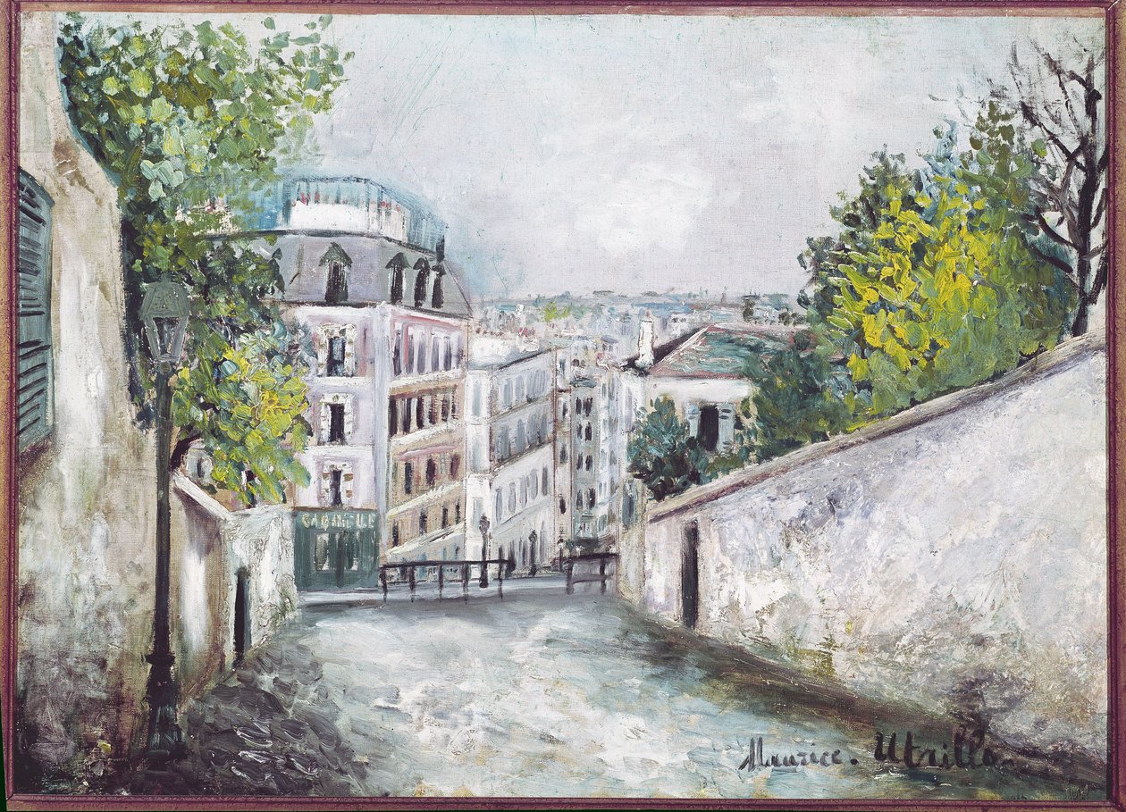 Rue du Mont-Cenis, Montmartre alkotó: Maurice Utrillo