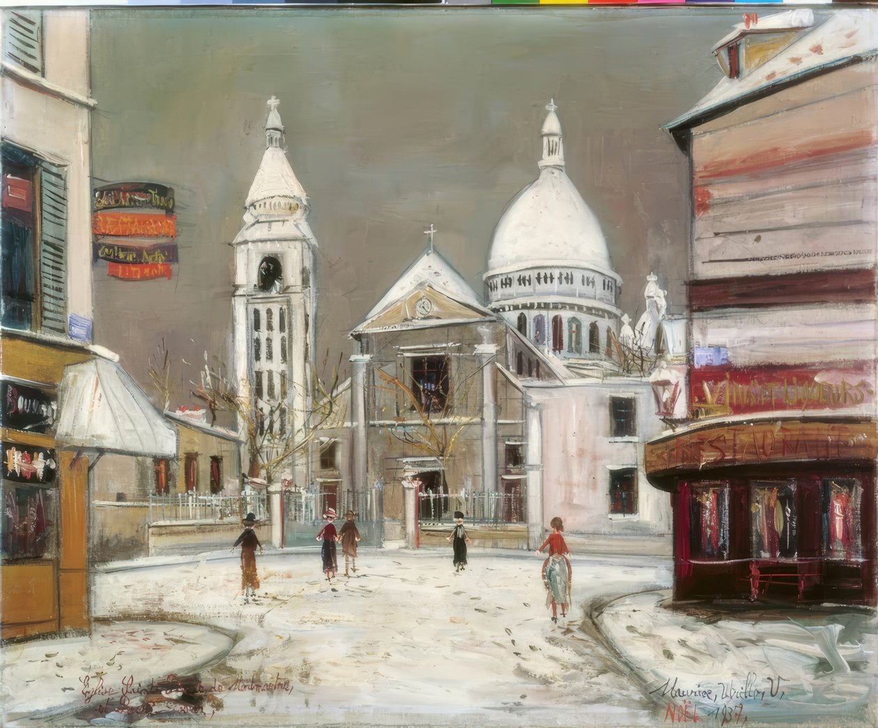 Rue du Mont-Cenis, Montmartre alkotó: Maurice Utrillo