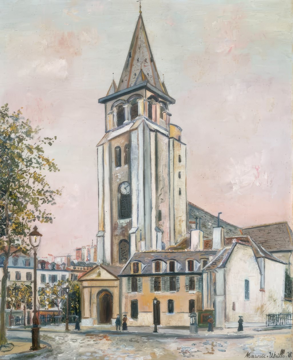 Saint-Germain-des-Prés alkotó: Maurice Utrillo