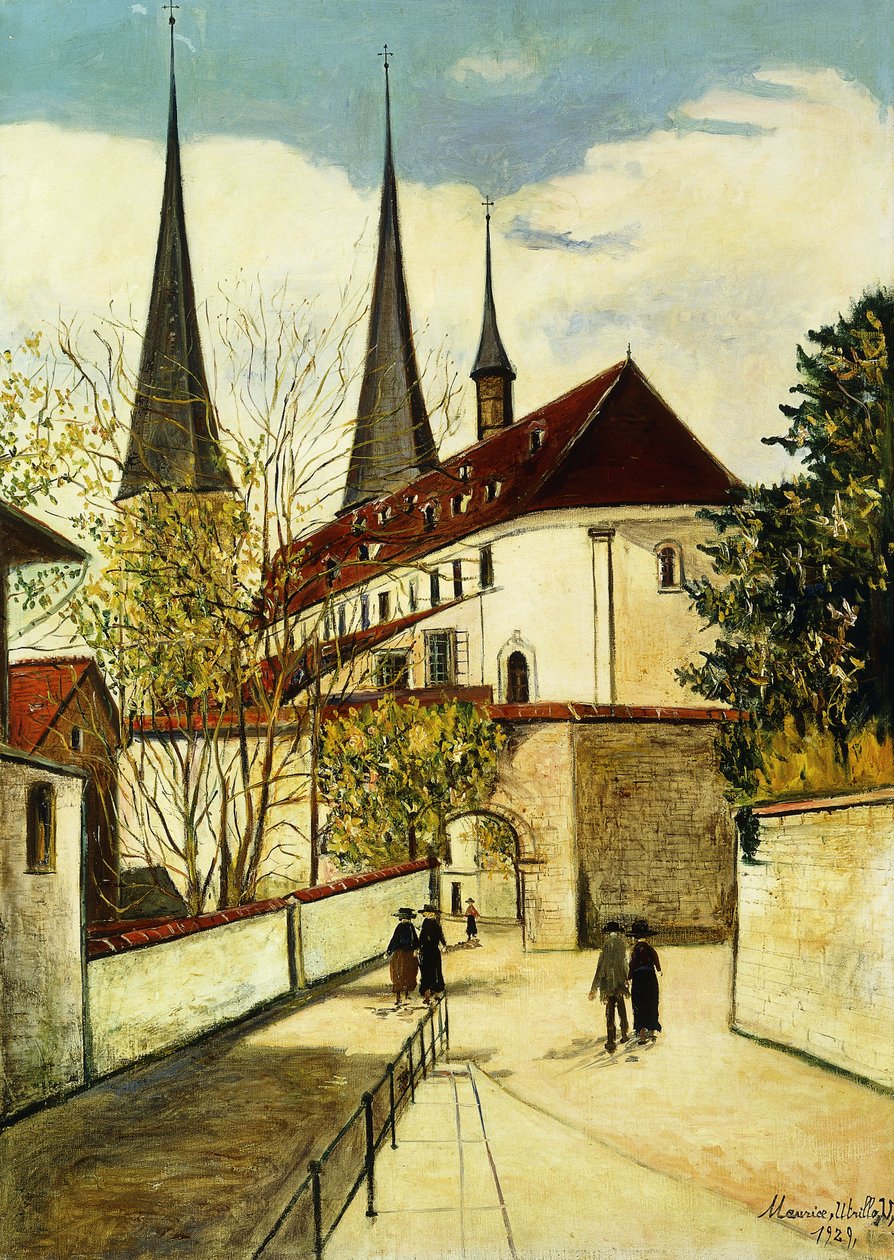 A luzerni székesegyház; La Cathedrale de Lucerne alkotó: Maurice Utrillo