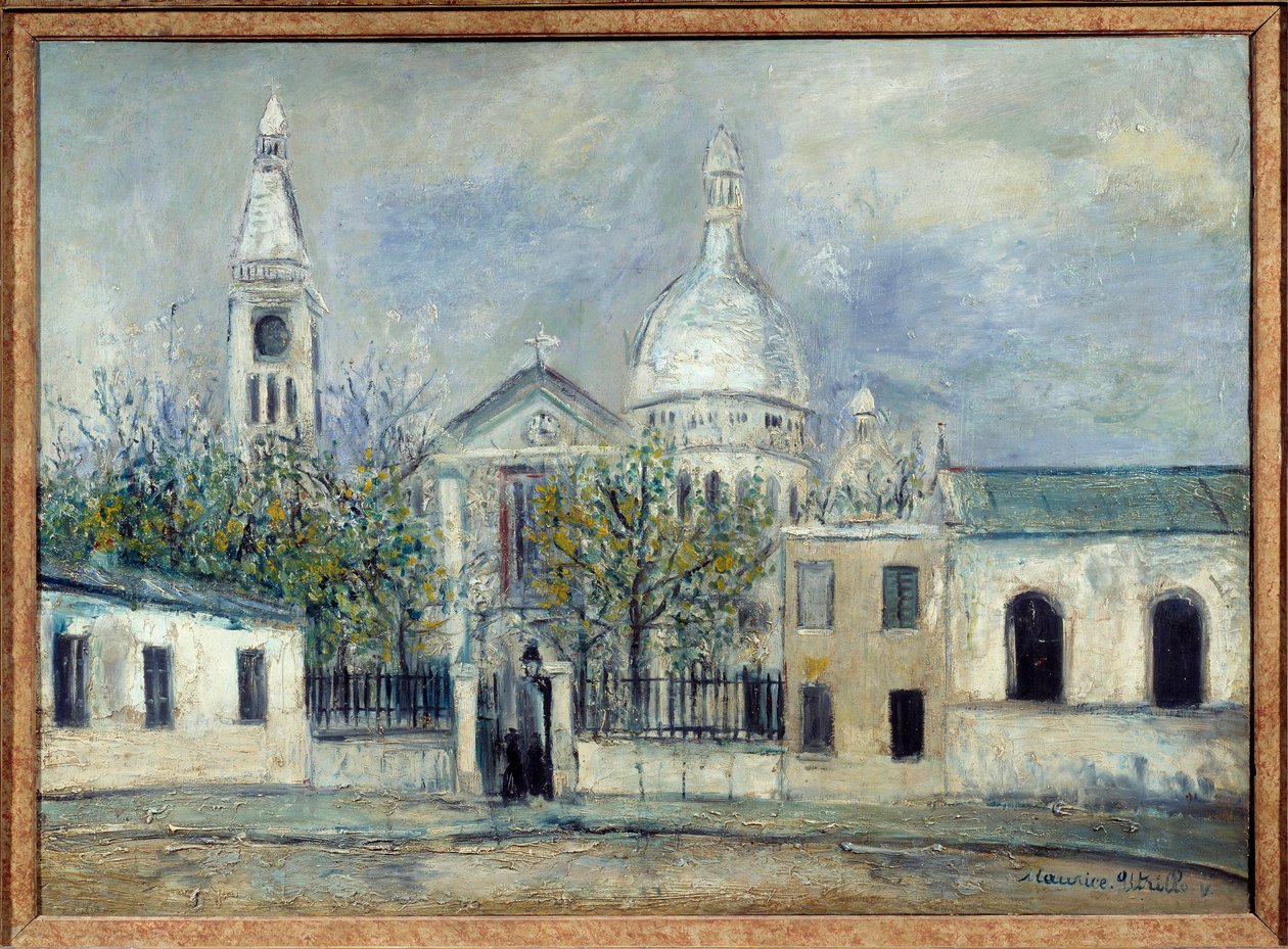 A Szent Péter-templom Montmartre-ban alkotó: Maurice Utrillo