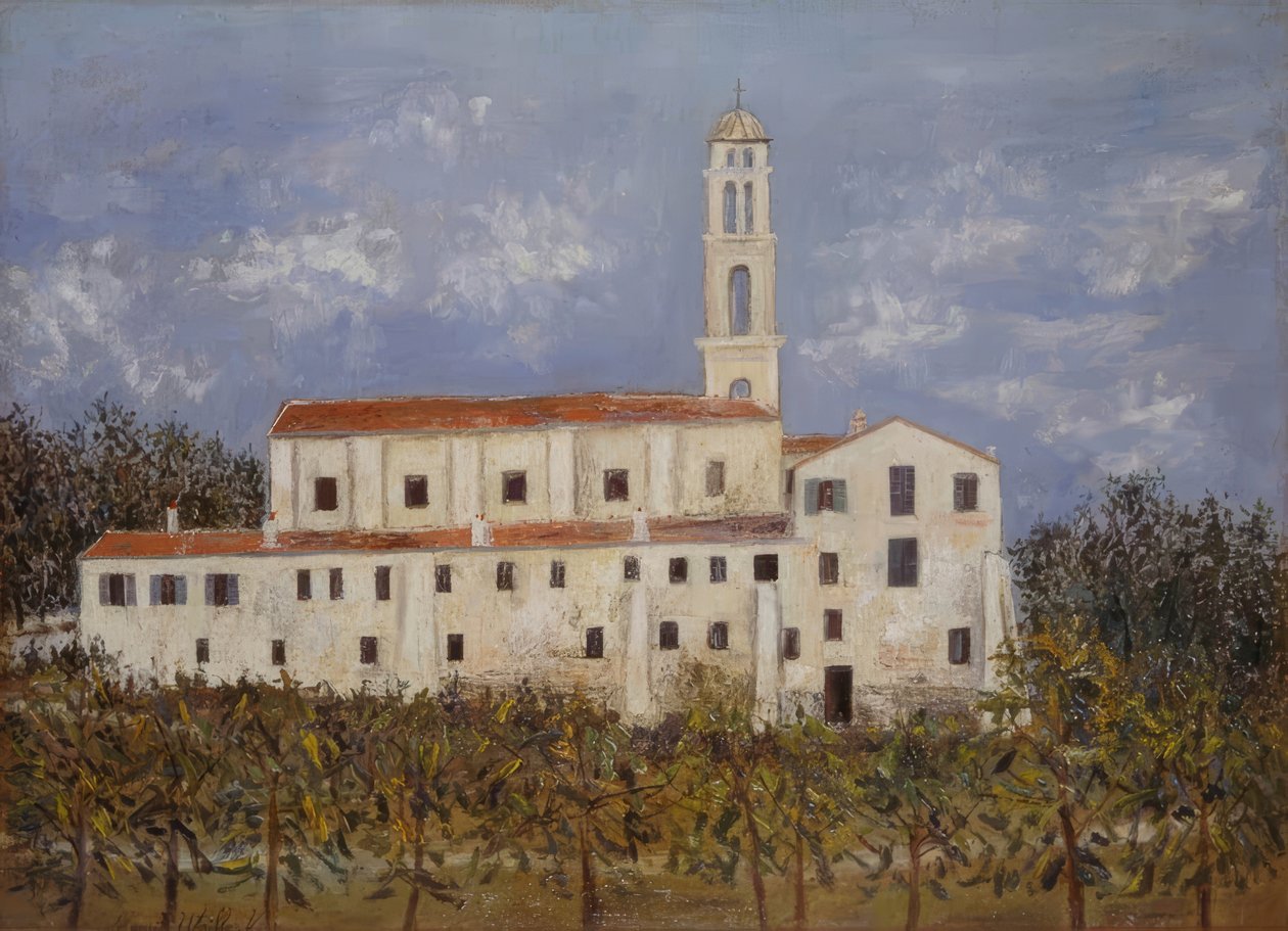 A Piedicroce kolostor (Le couvent de Piedicroce) alkotó: Maurice Utrillo