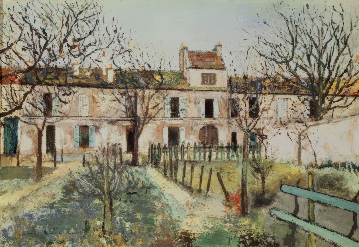 A kert Montmagny-ban  alkotó: Maurice Utrillo