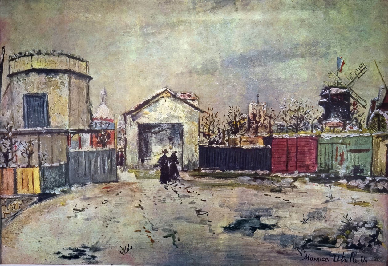 A filozófus tornya alkotó: Maurice Utrillo