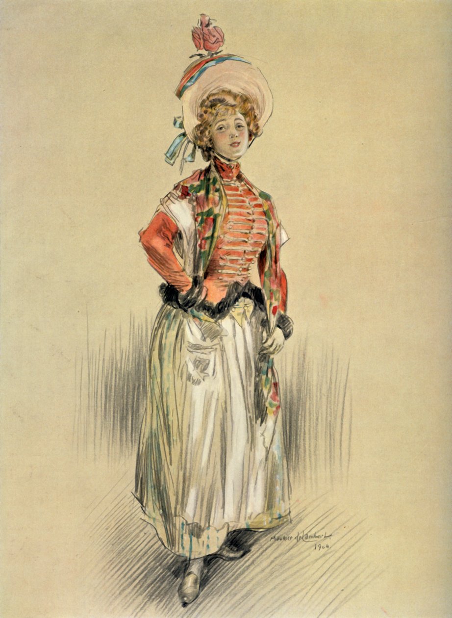 Miss. Brazil – Miss. Senedor szerepe. - A Montansier, 1904. alkotó: Maurice de Lambert