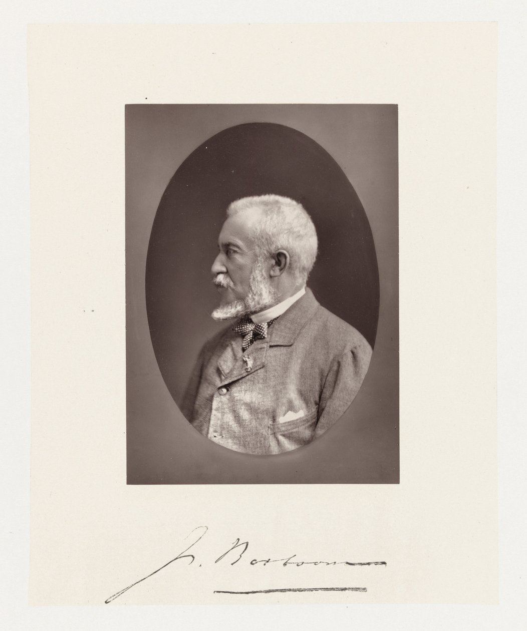 Johannes Bosboom portréja alkotó: Maurits Verveer (attributed to)