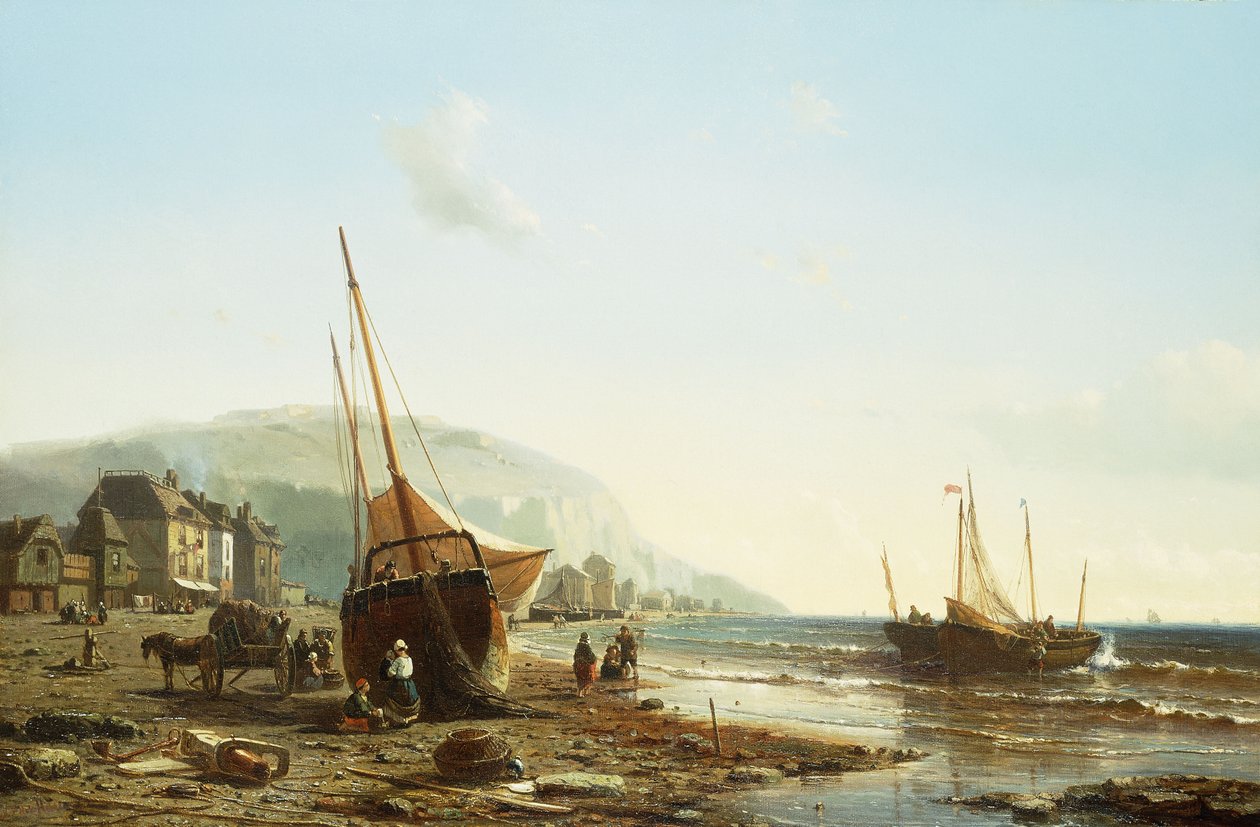 A normandiai parton, alkotó: Mauritz Frederik Hendrik De Haas