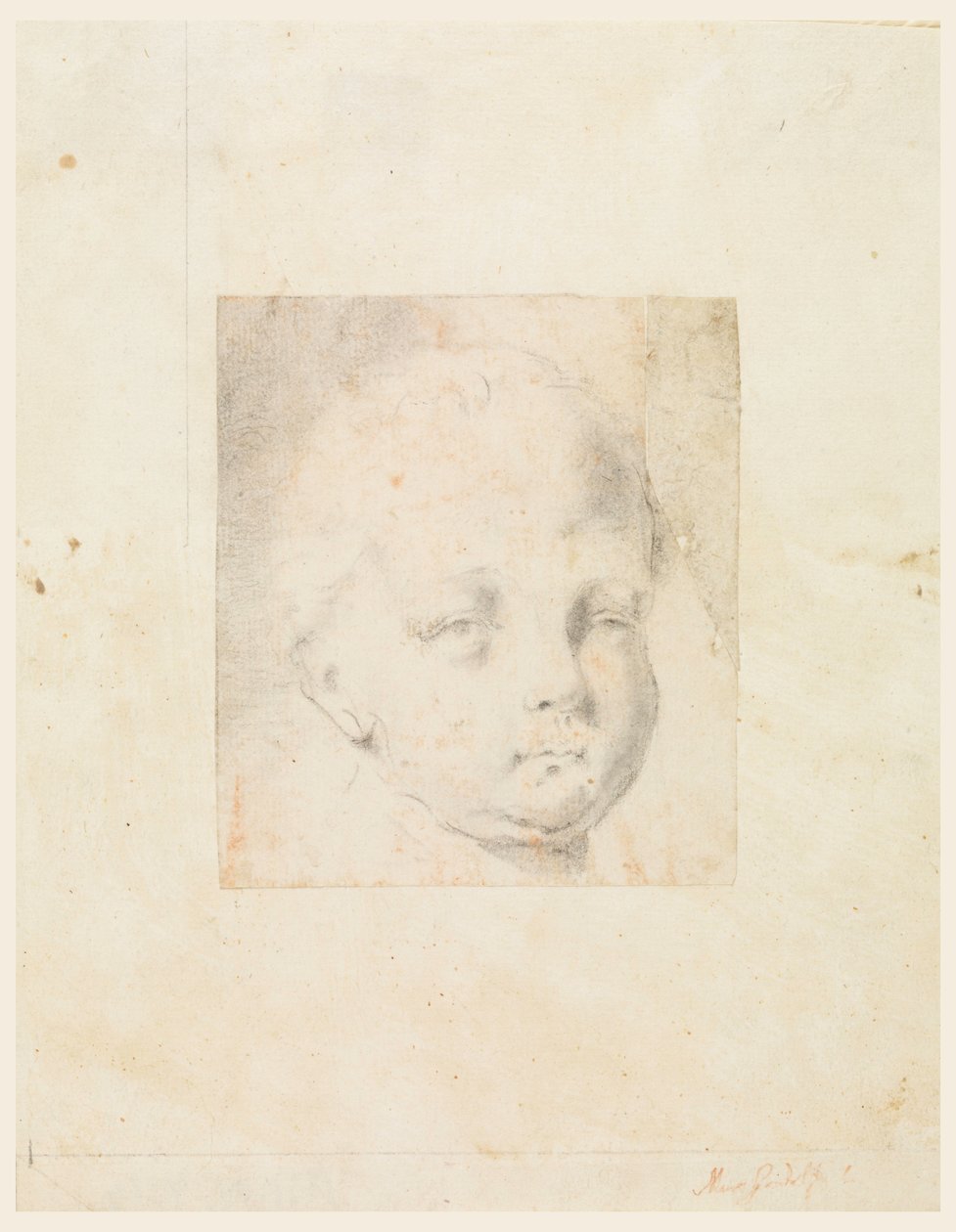 Rajz, tanulmány: 1810-34 alkotó: Mauro Gandolfi