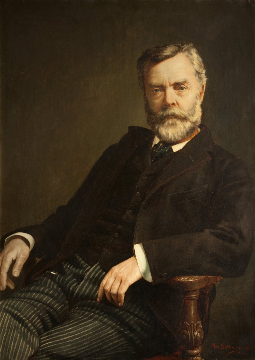 Egy helyi ember portréja, 1891 alkotó: Max Büttner
