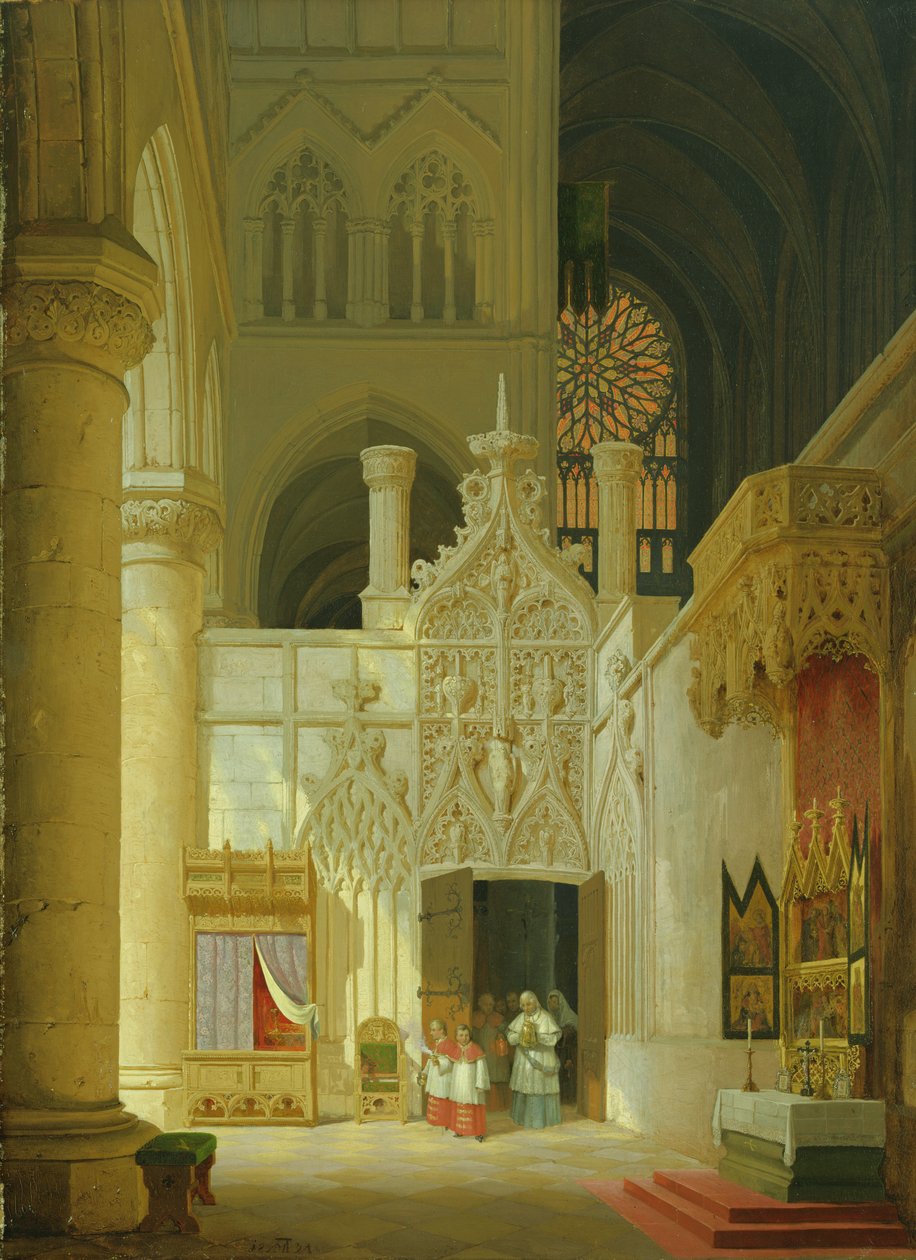 Gótikus templom, 1831 alkotó: Max Emanuel Ainmiller