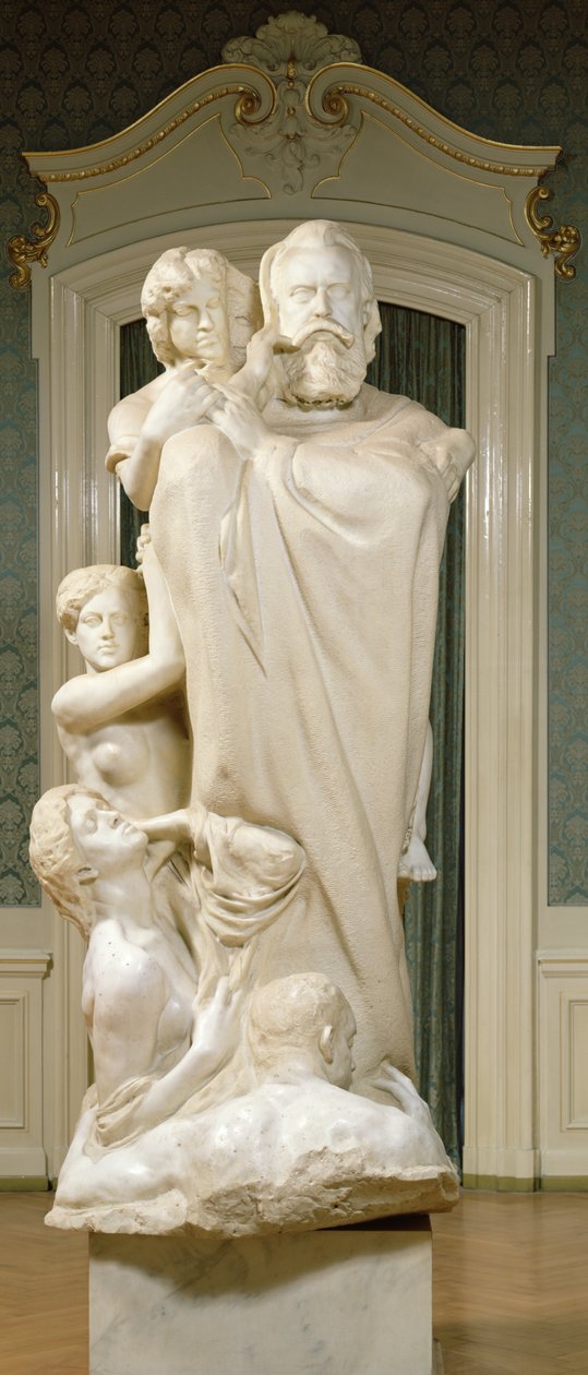 Dedikáció Brahmsnak, 1909 (márvány) (lásd még: 155043-49) alkotó: Max Klinger