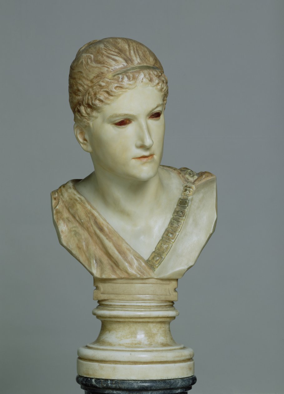 Kassandra, 1895 körül (márvány) alkotó: Max Klinger