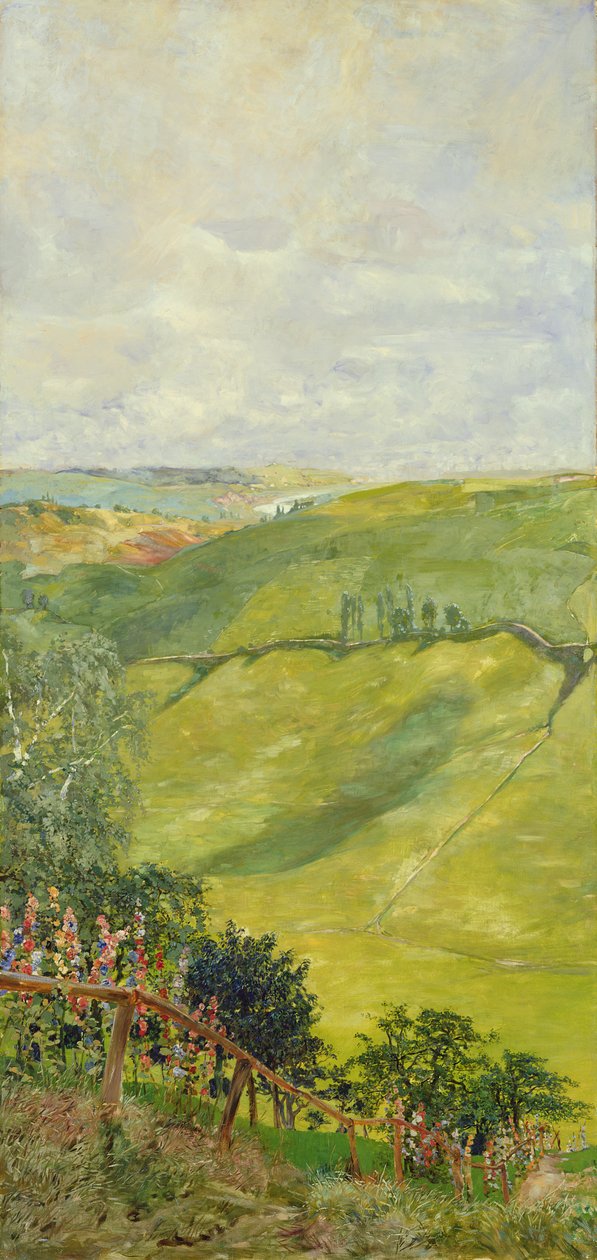 Nyári táj, 1884-85 alkotó: Max Klinger