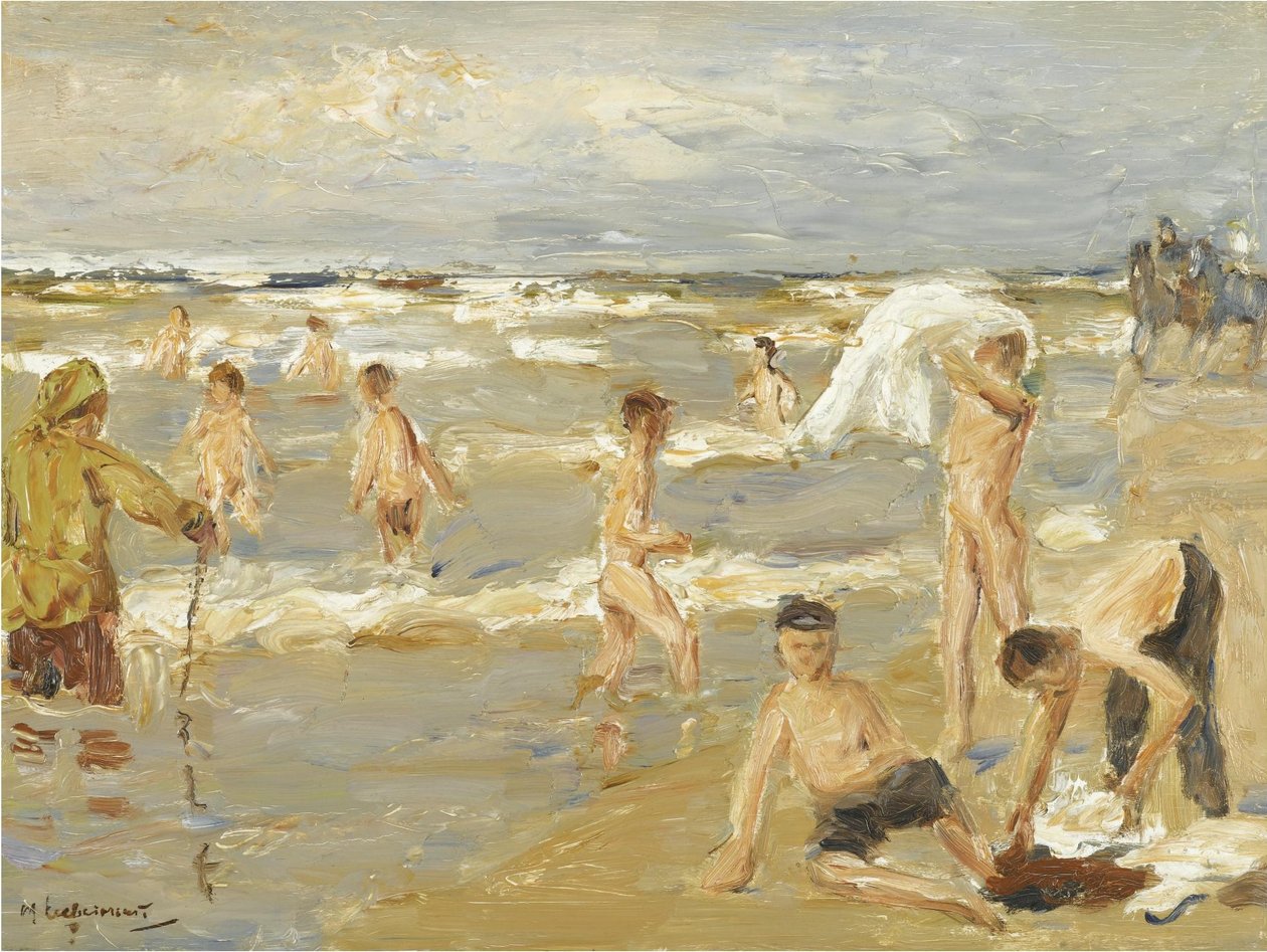 Fürdő fiú alkotó: Max Liebermann