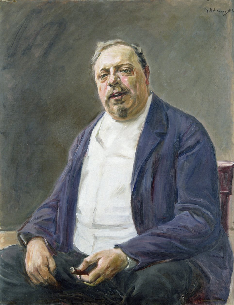 Alfred von Berger báró, 1905 alkotó: Max Liebermann