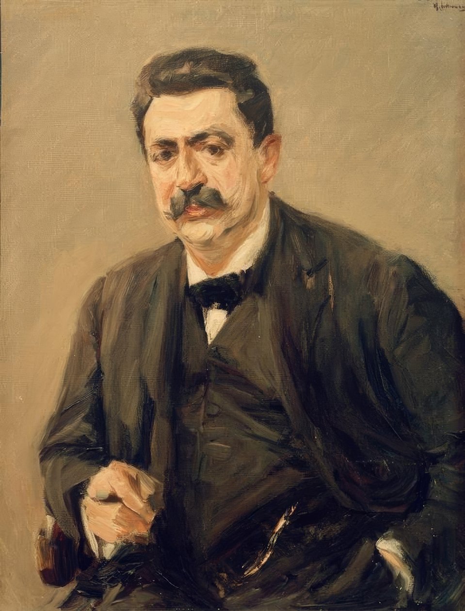 Portré Dr. Julius Elias alkotó: Max Liebermann