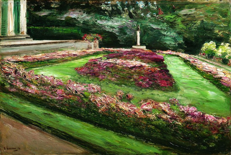 Virág terasz a Wannsee kertben alkotó: Max Liebermann