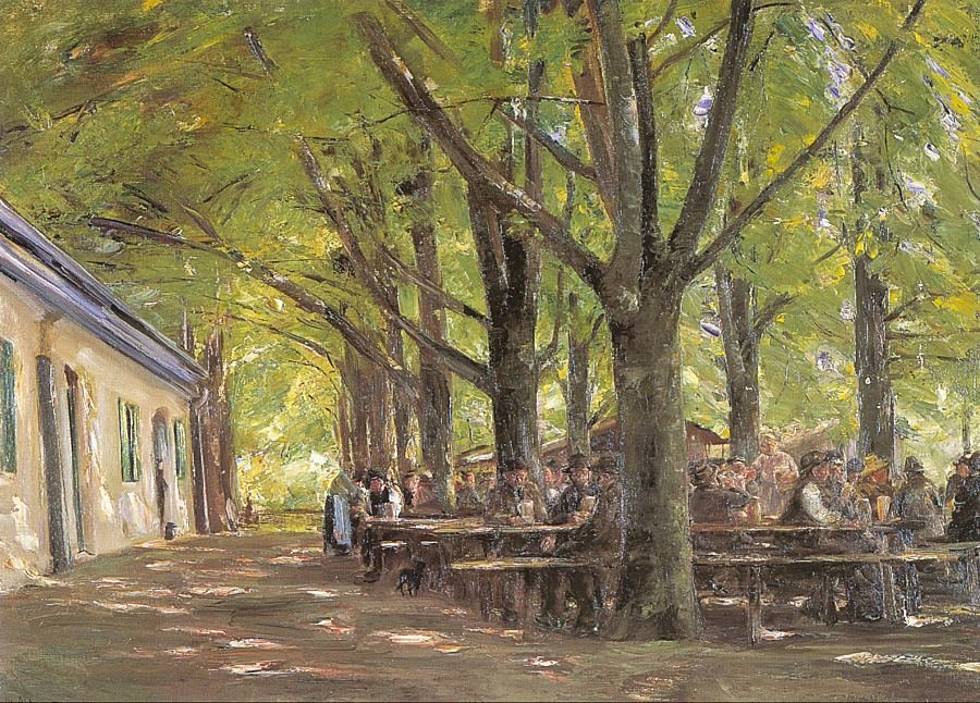 Brannenburger Biergarten alkotó: Max Liebermann