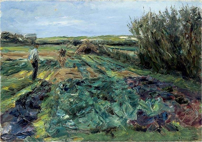 A káposztaföld alkotó: Max Liebermann