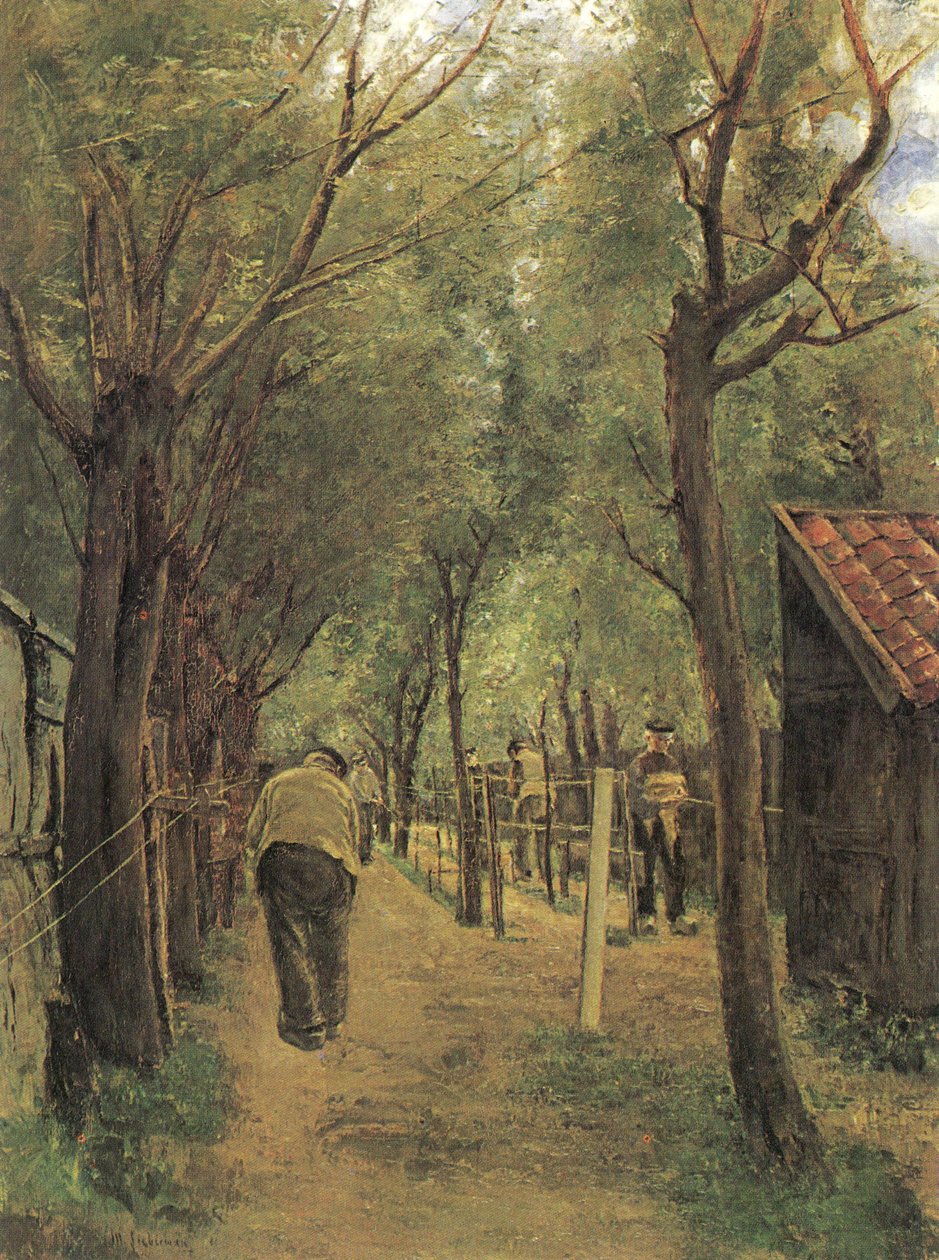 A kötélkészítő alkotó: Max Liebermann
