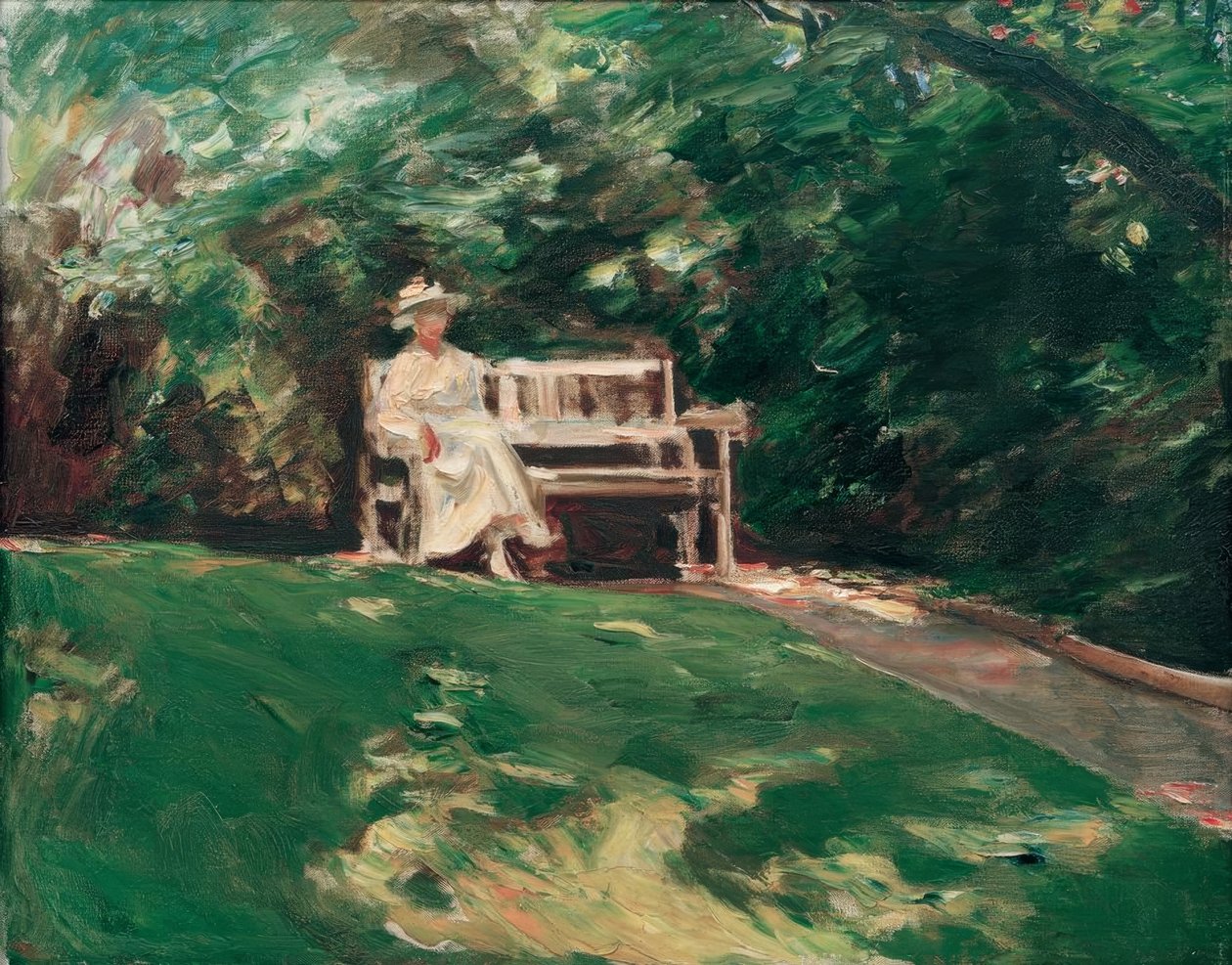 A kerti pad alkotó: Max Liebermann
