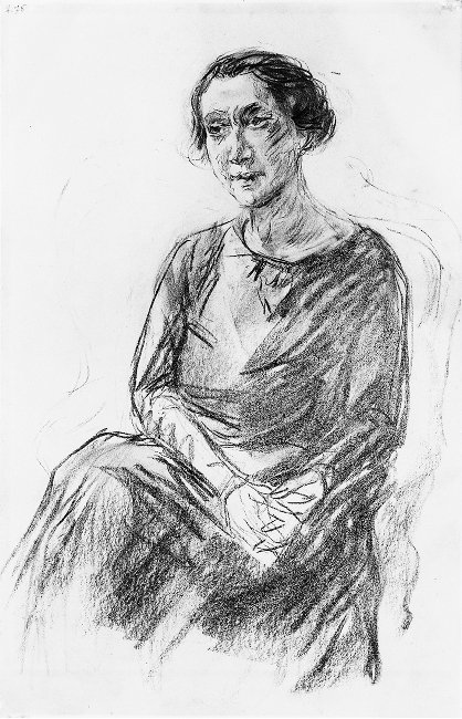Irene Triesch asszony alkotó: Max Liebermann