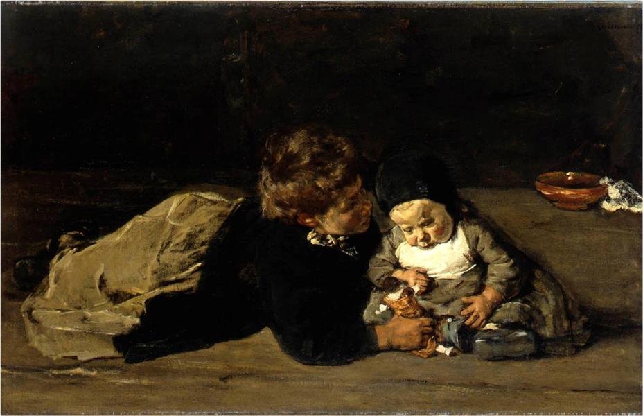 testvérek alkotó: Max Liebermann