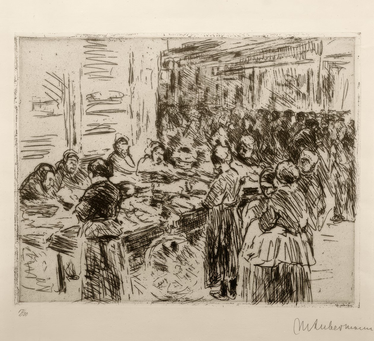 M.Liebermann, Judengasse (Amszterdam) alkotó: Max Liebermann