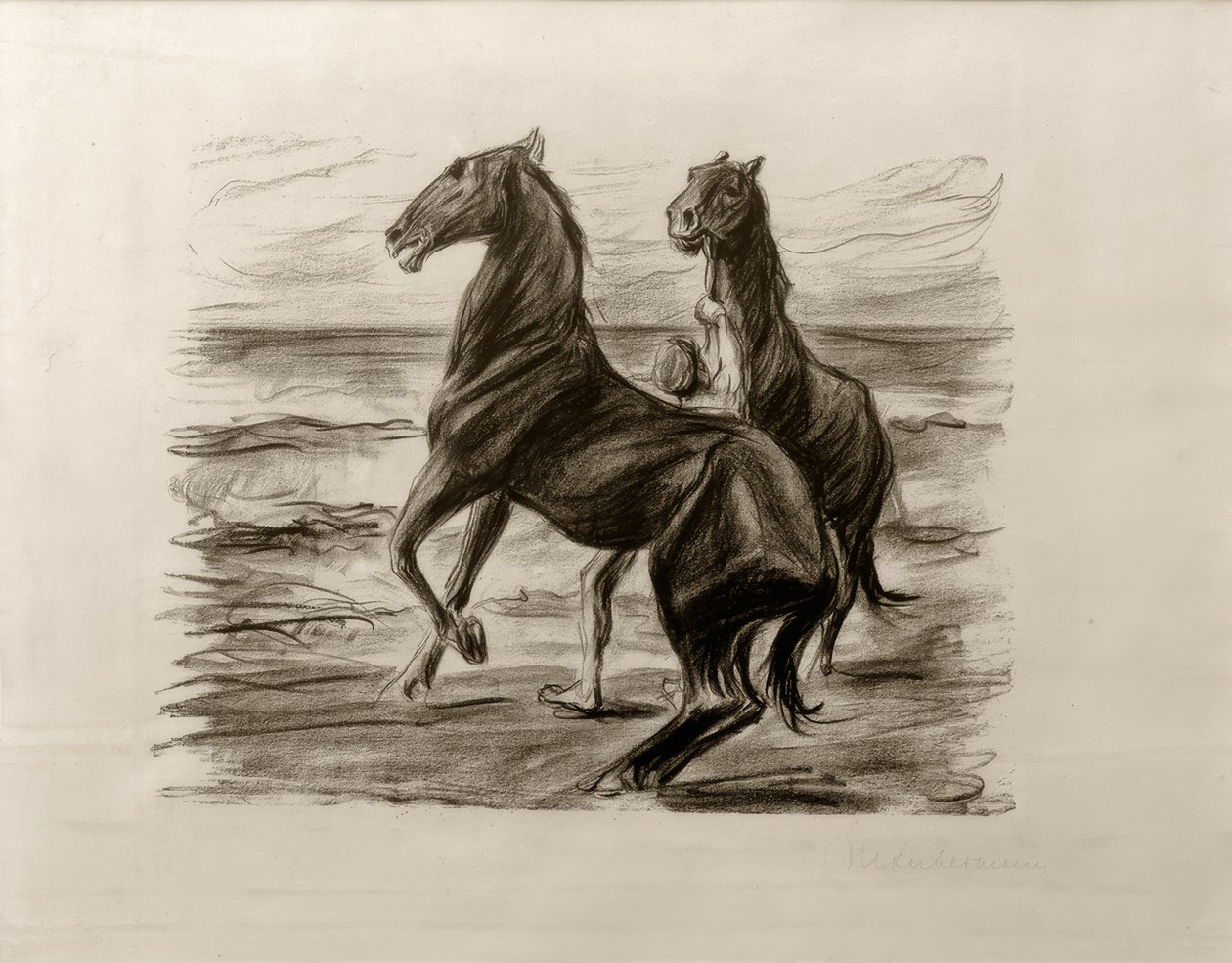 M.Liebermann, Rising Horses alkotó: Max Liebermann