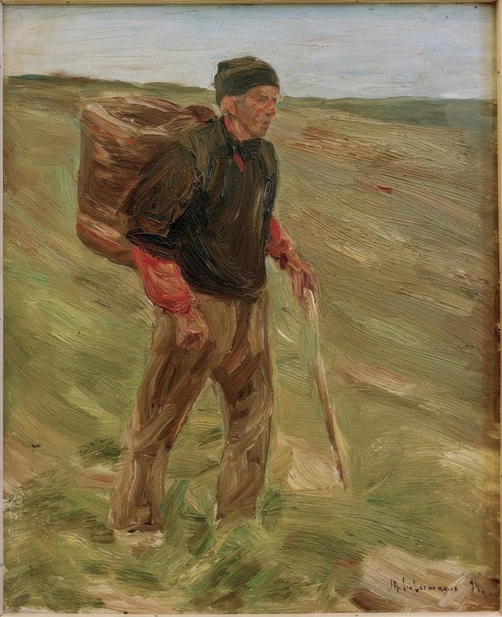 M.Liebermann, M. Kiepe gazda tanulmánya alkotó: Max Liebermann
