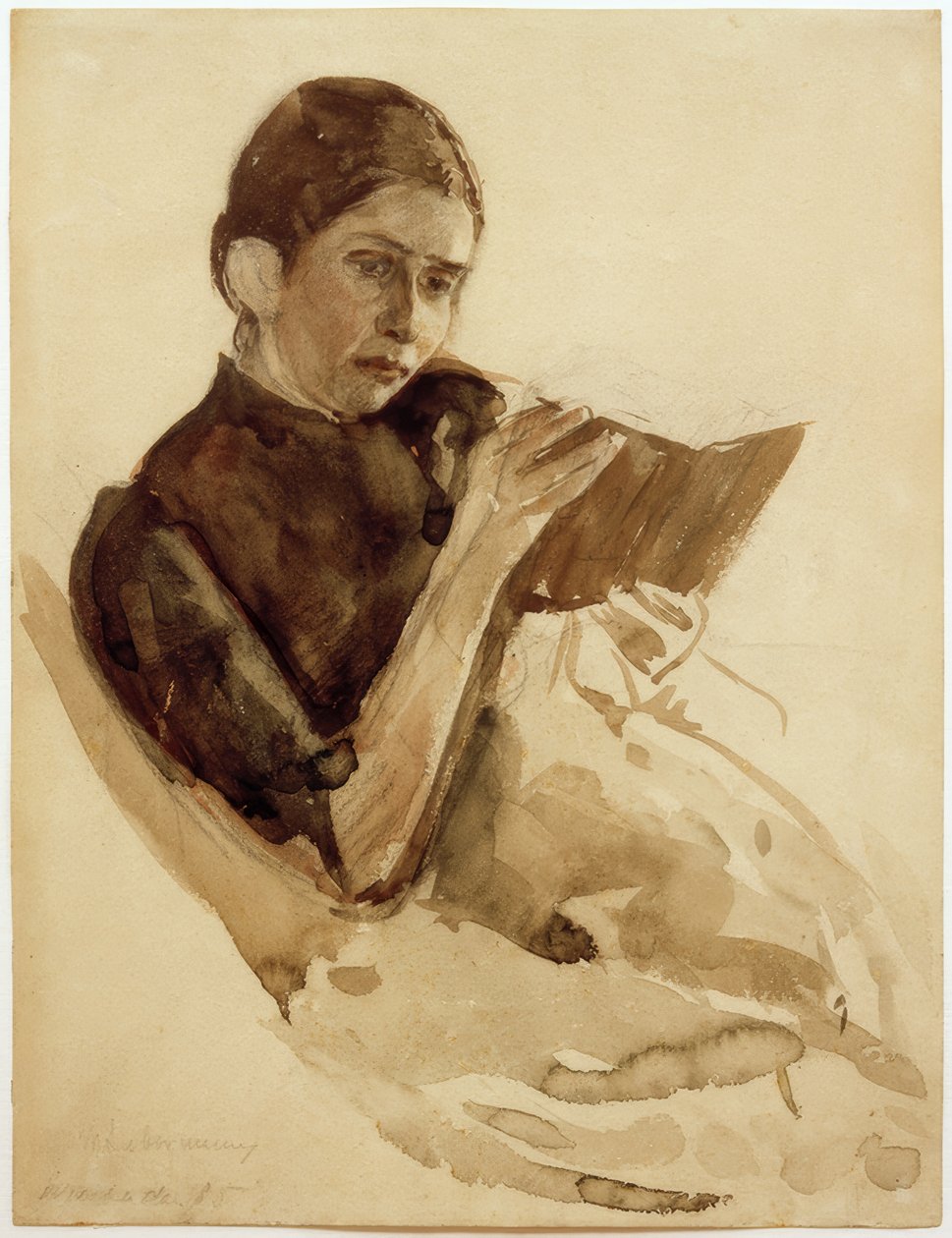 Max Liebermann, a művész felesége, Martha Liebermann alkotó: Max Liebermann