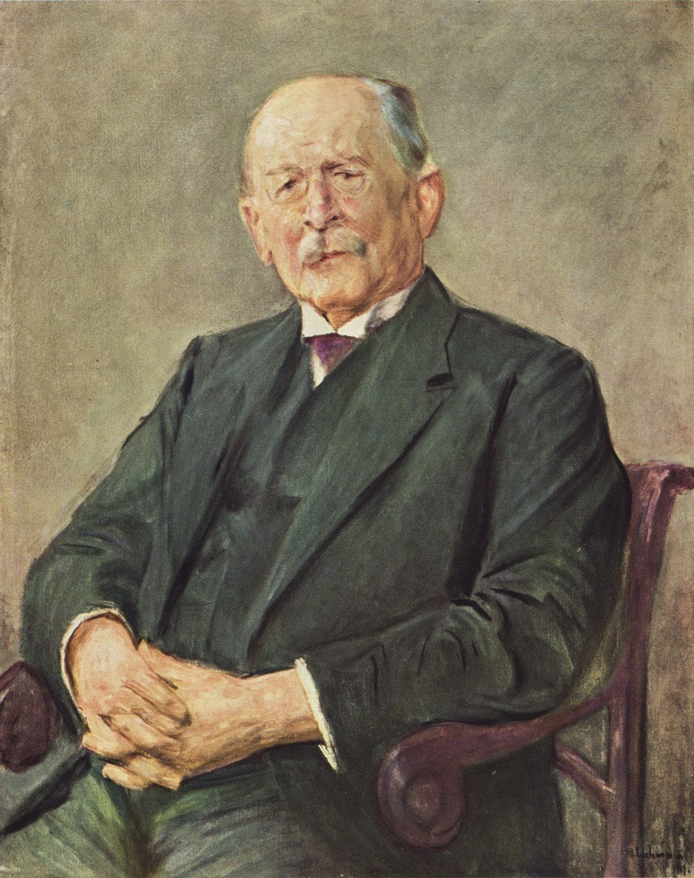 Otto Gerstenberg portréja alkotó: Max Liebermann