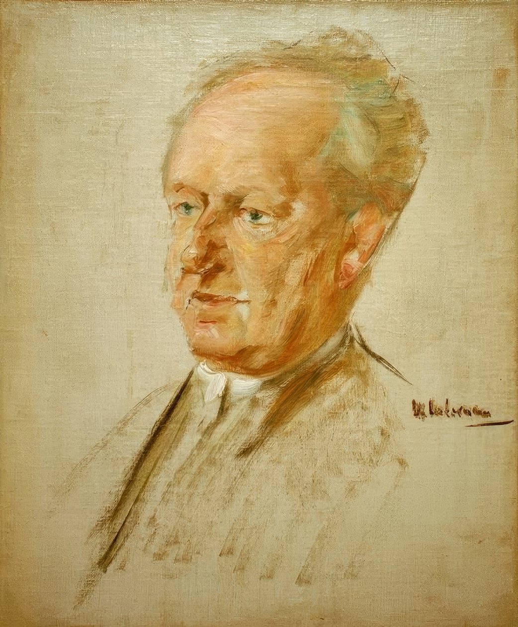 Gerhart Hauptmann portréja alkotó: Max Liebermann