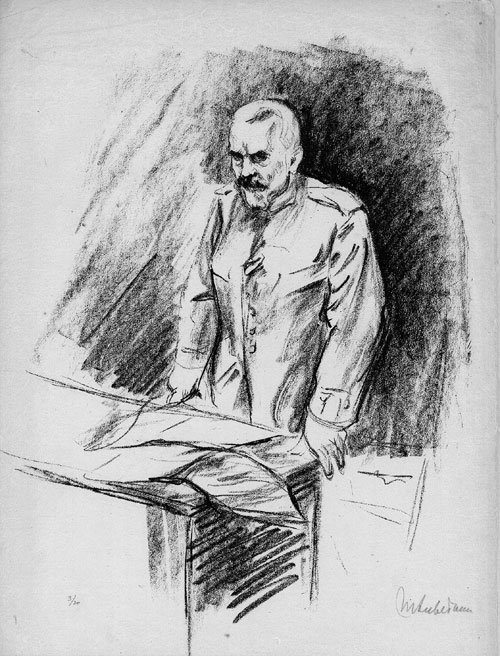 Von Bethmann Hollweg kancellár alkotó: Max Liebermann