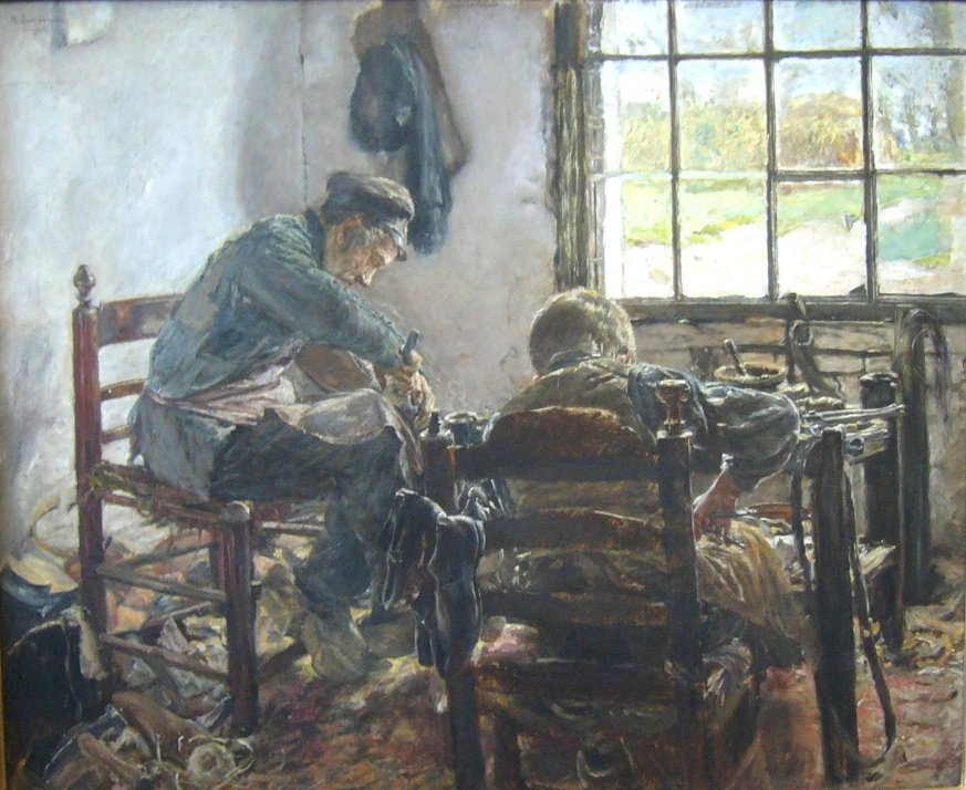Cipészműhely alkotó: Max Liebermann