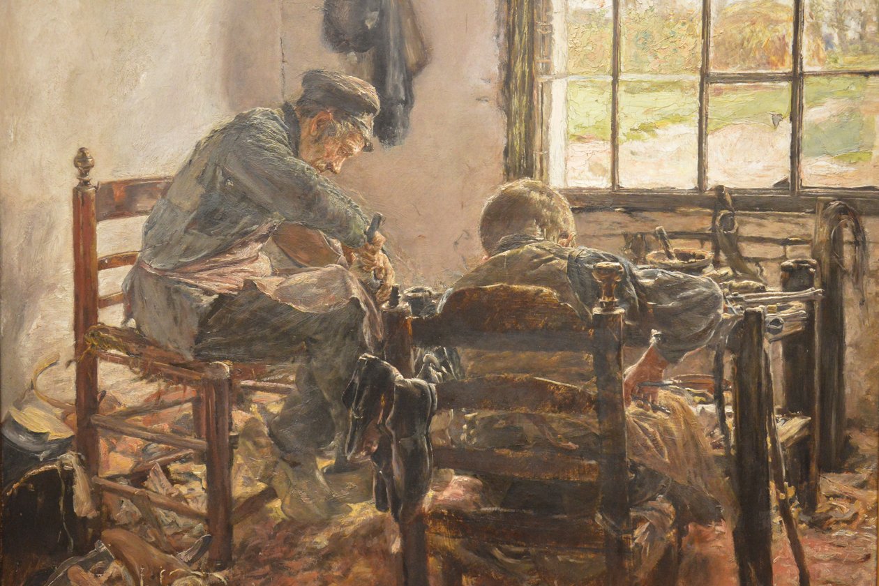 Cipészműhely alkotó: Max Liebermann