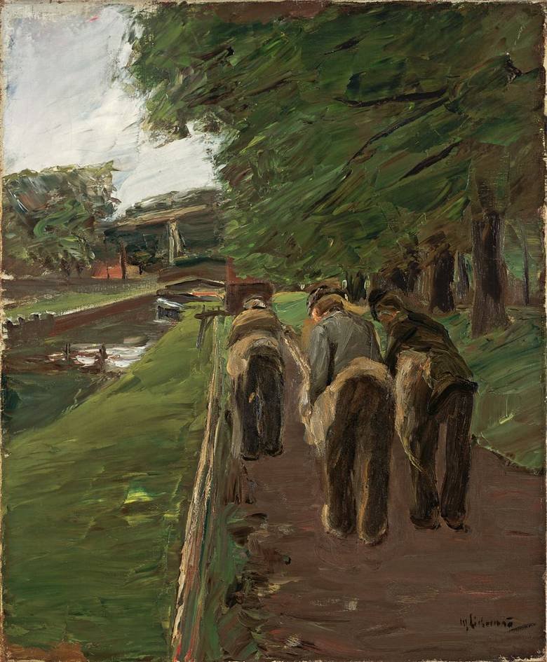 Seilerbahn Edamban alkotó: Max Liebermann