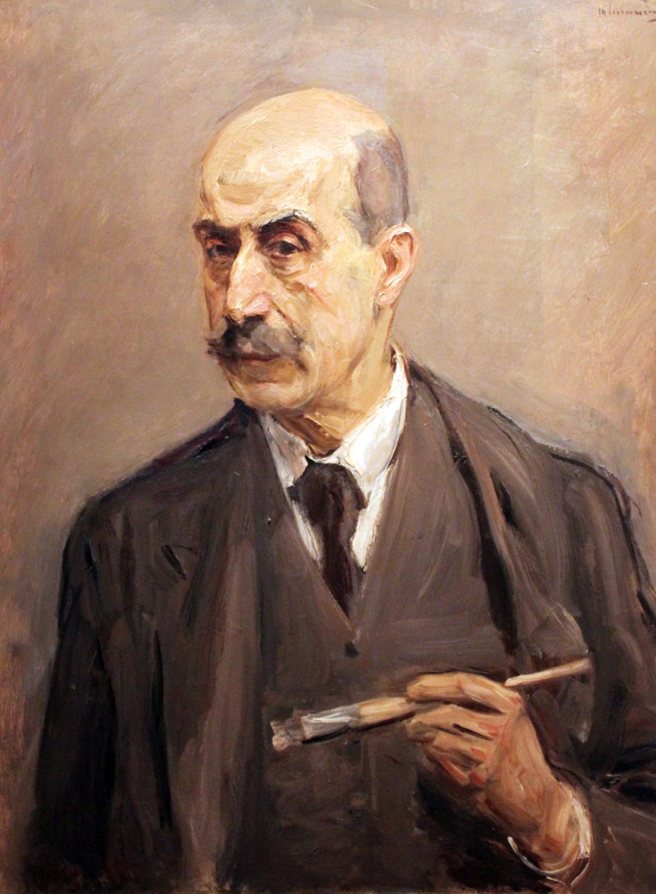 Önarckép ecsettel alkotó: Max Liebermann
