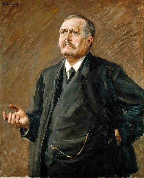 A teológus és szociálpolitikus, Friedrich Naumann (1860-1919) 1909 alkotó: Max Liebermann